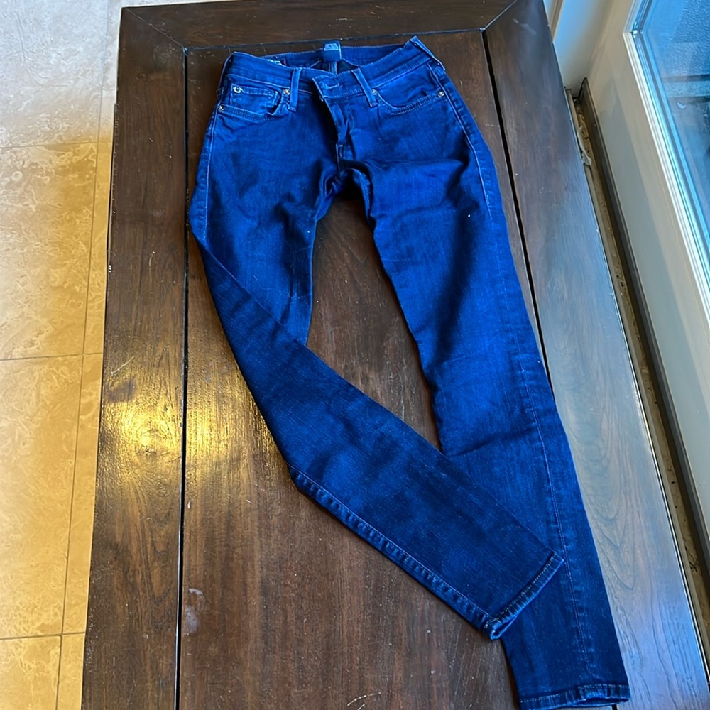 True religion Jeans in size 25.  Super skinny